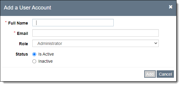 Add a User Account